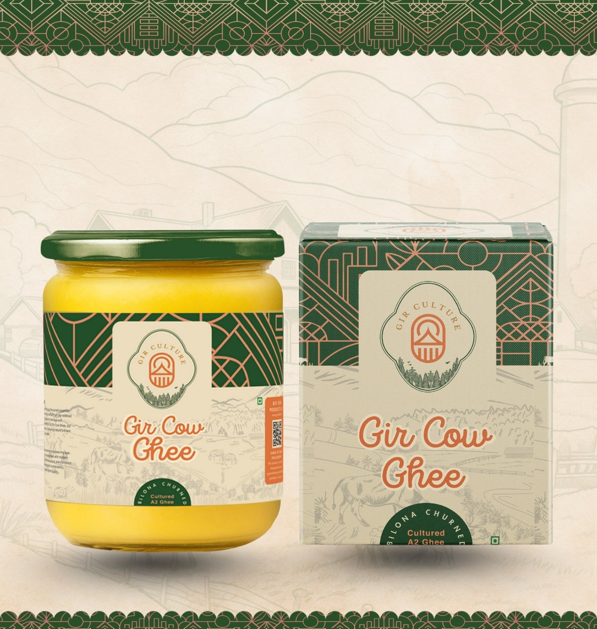 Buy A2 Gir Cow Ghee 500ML | Pure Bilona Desi Ghee Online