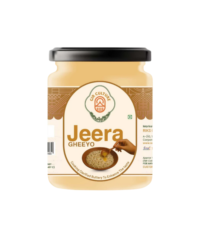 Jeera Gheeyo – A2 Gir Cow Ghee with Roasted Cumin | Gir Culture