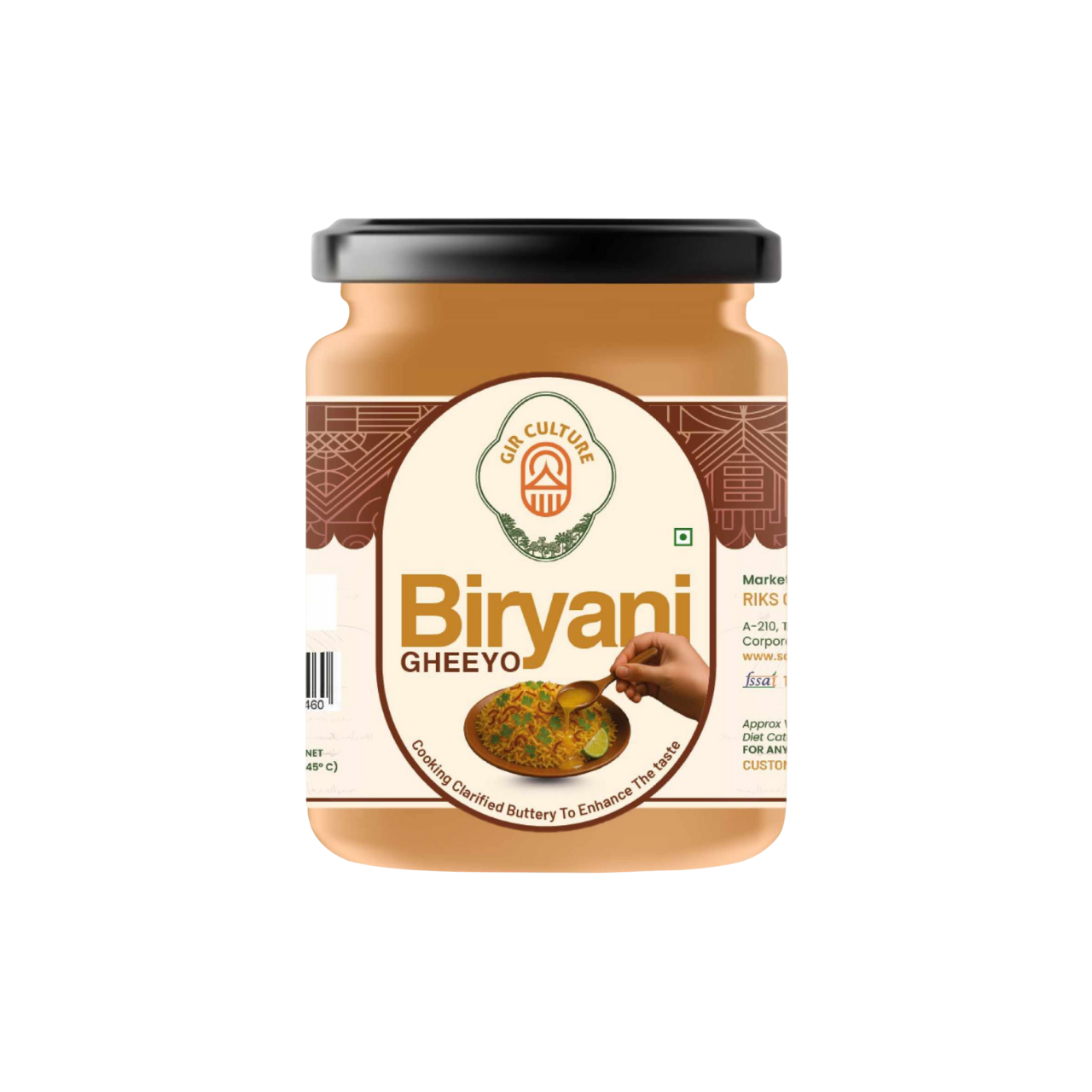 Biryani Gheeyo – Flavored A2 Gir Cow Ghee for Authentic Taste