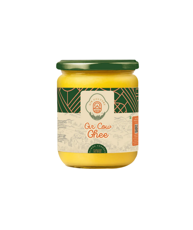 Buy A2 Gir Cow Ghee 500ML | Pure Bilona Desi Ghee Online