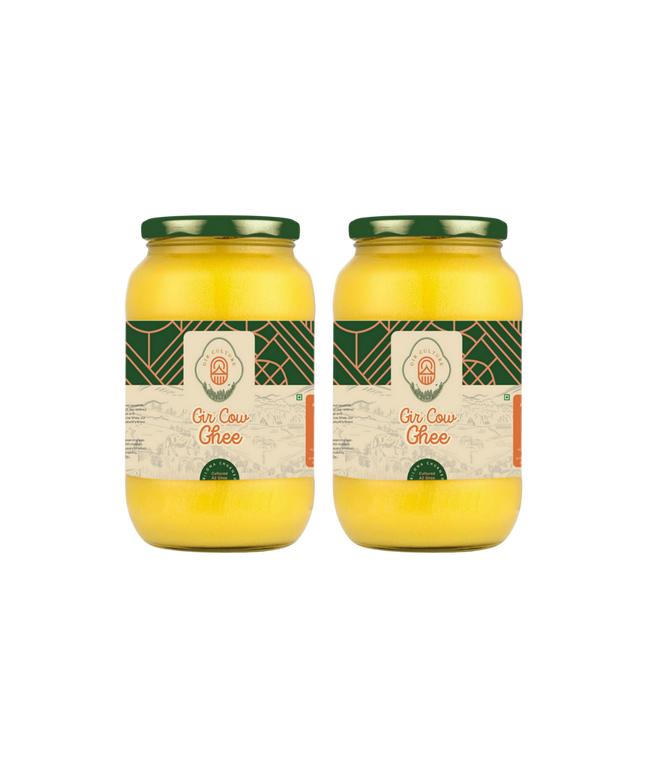 A2 Gir Cow Ghee 1LTR (Pack 2) | Pure Bilona Desi Ghee